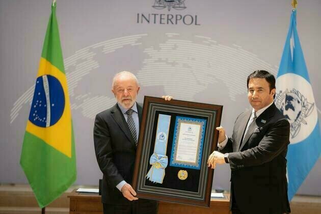 Brazilian President visits INTERPOL headquarters in Lyon, commends vital role it plays under leadership of UAE's Ahmed Al-Raisi