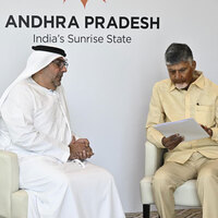 Andhra CM meets Apex Investments Chairman during his UAE visit