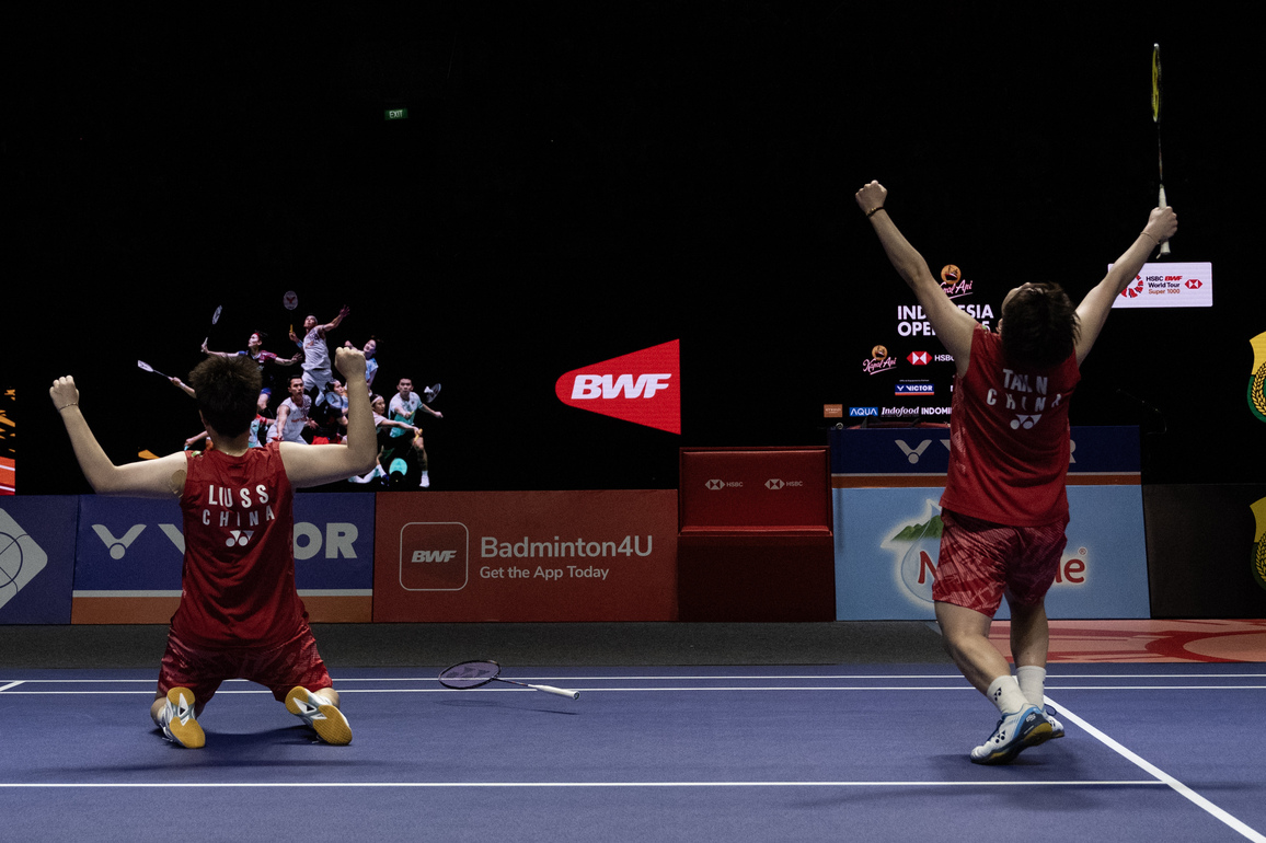 (SP)INDONESIA-JAKARTA-BADMINTON-INDONESIA OPEN-WOMEN'S DOUBLES-SEMIFINAL
