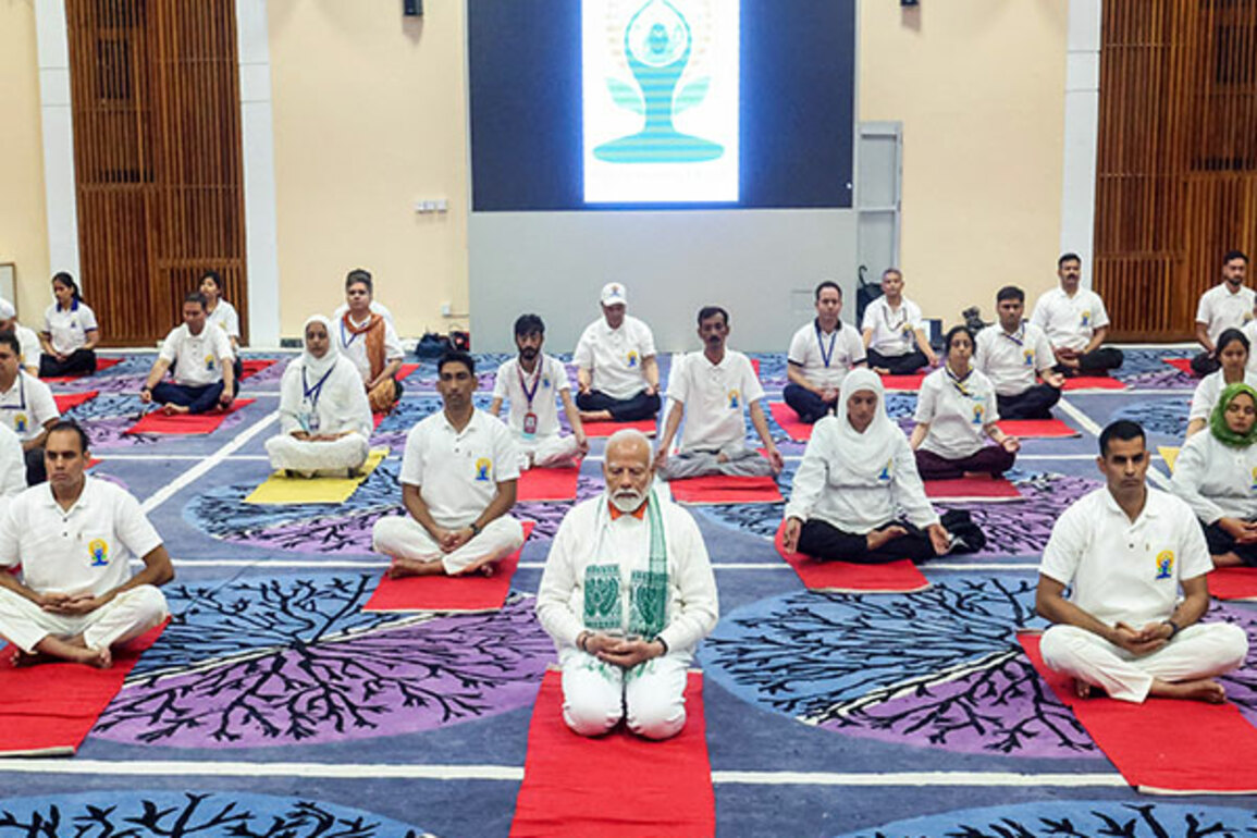 India gears up for Yoga Day with "Yoga for One Earth, One Health" as this year's theme