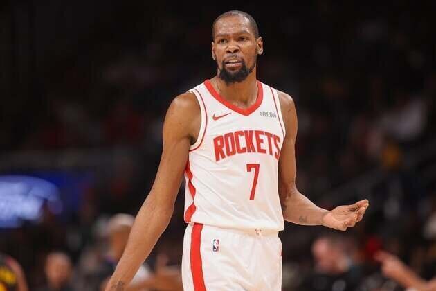 Kevin Durant, Rockets errupt in second half to stifle Hawks