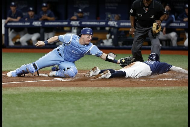Three-run eighth carries Rays past Blue Jays