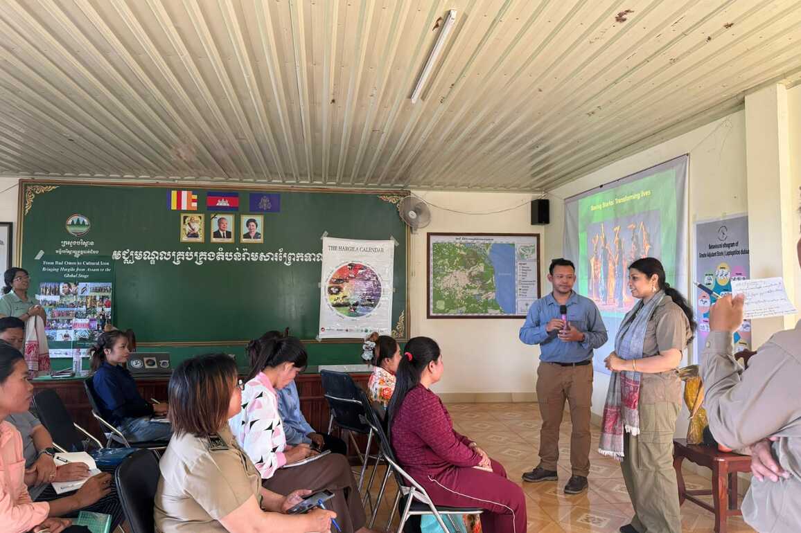 Purnima Devi Barman of Assam's Hargila Army leads groundbreaking conservation training in Cambodia