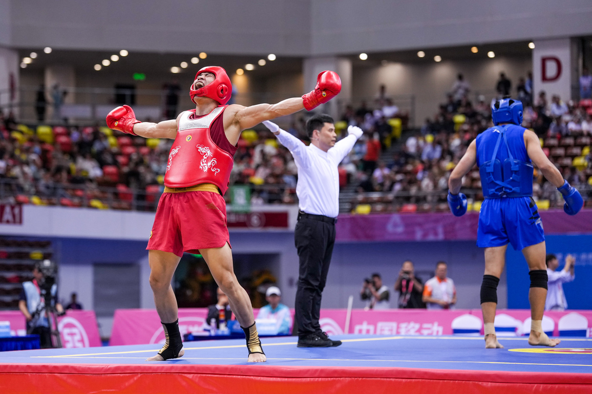 (SP)CHINA-15TH NATIONAL GAMES-WUSHU SANDA-MEN'S 90KG-FINAL(CN)