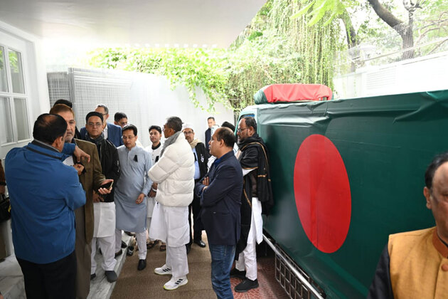 Former Bangladesh PM Khaleda Zia's family pay their last respects to her ahead of Namaz-e-Janaza
