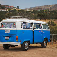 Viral fire-scarred Volkswagen microbus makes shiny comeback