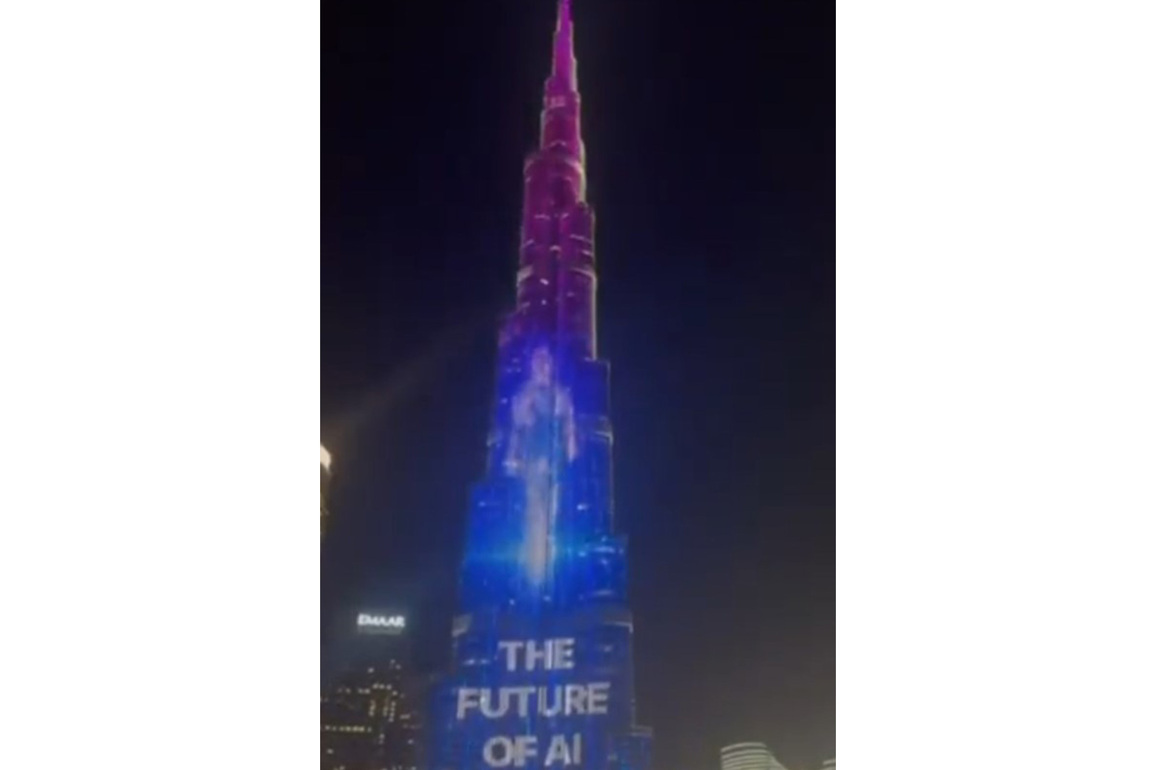 UAE's Burj Khalifa celebrates India's AI Impact Summit in New Delhi