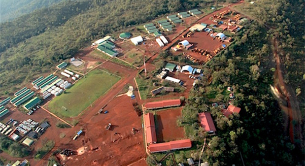 Projeto de minério de ferro Simandou Guiné Rio Tinto