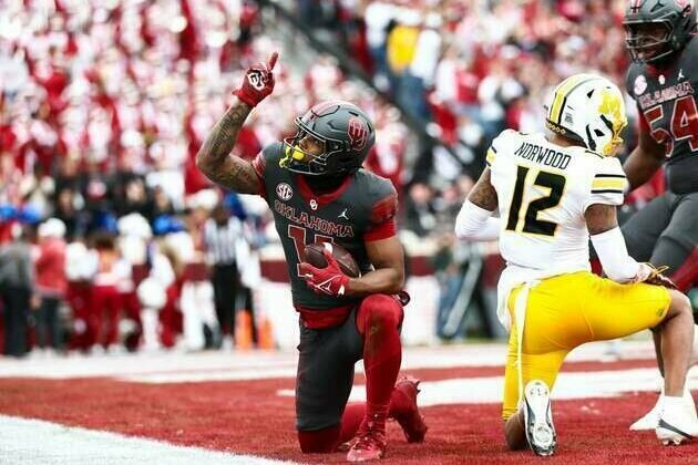 No. 8 Oklahoma relies on D in 3rd straight ranked win over No. 22 Missouri