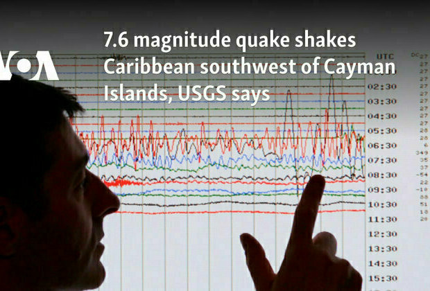 7.6 magnitude quake shakes Caribbean