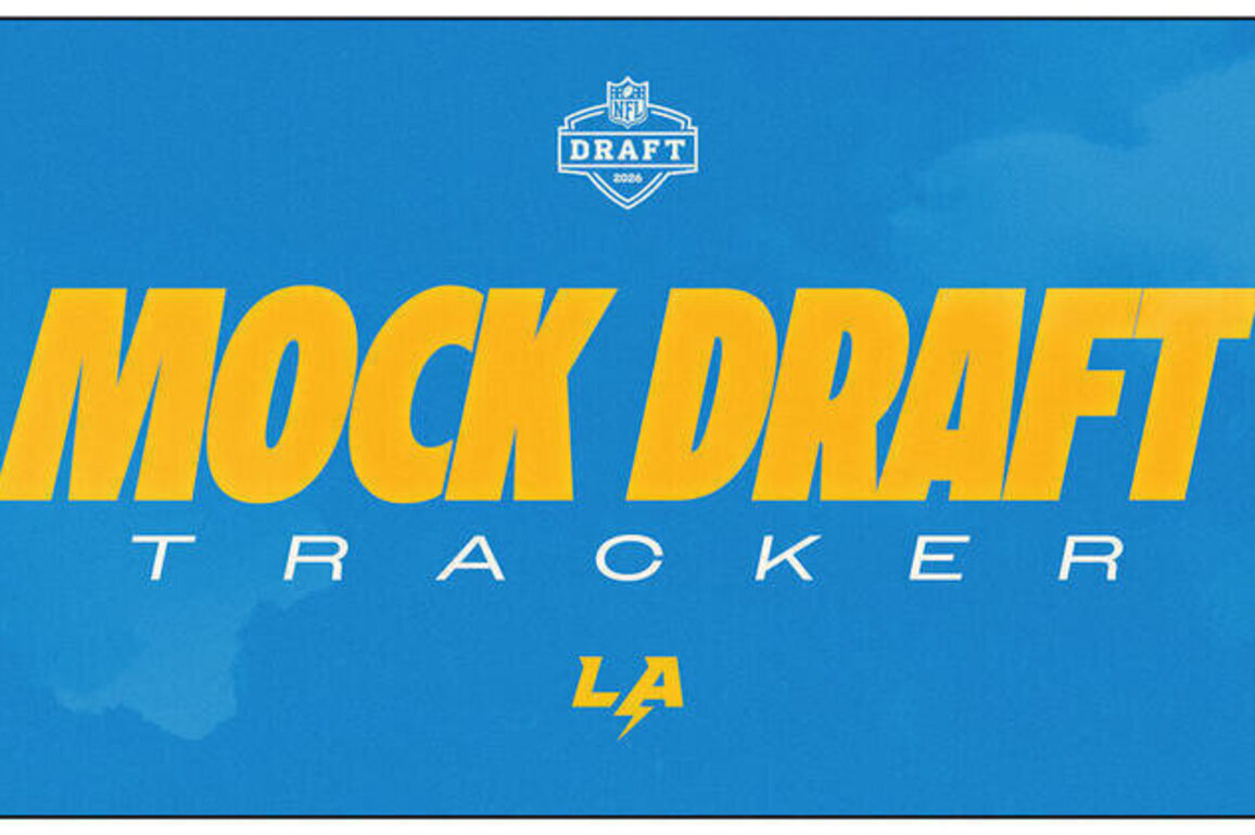 Chargers 2026 Mock Draft Tracker 13.0