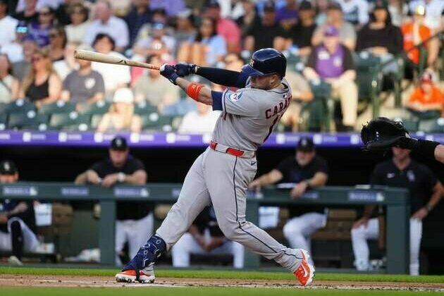 Astros ride Victor Caratini's slam to victory over Rockies