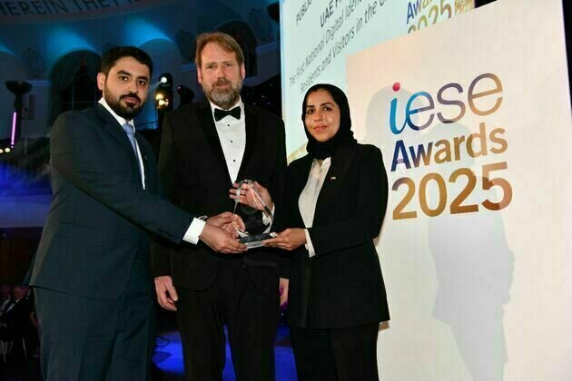 UAE PASS wins Gold Award at IESE Public Sector Transformation Awards 2025