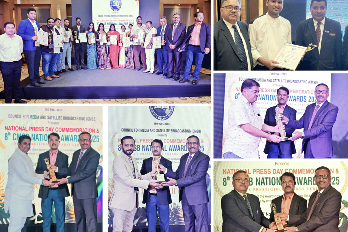 CMSB Conferred National Awards Recognising Excellence in Governance, Law, Ethical Journalism, Public Service, Innovation & Culture