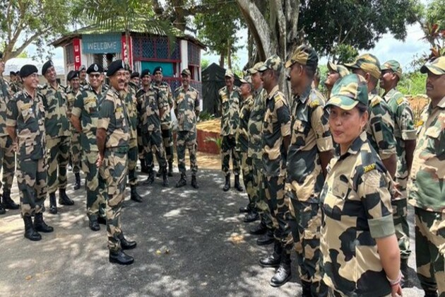 ADG BSF Eastern Command visits border area in Tripura