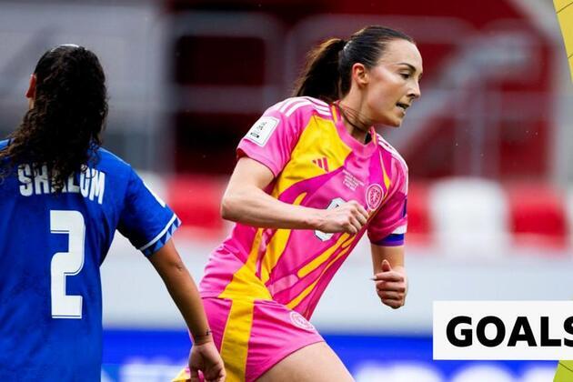 Watch- Scotland thump Israel as Weir scores hat-trick