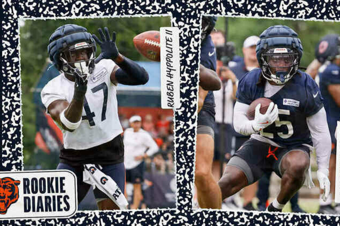 Bears rookie diaries with Ruben Hyppolite II, Kyle Monangai | Week 2