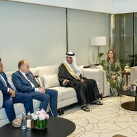 Saud bin Saqr attends dinner banquet hosted by Costa Rica, El Salvador, Guatemala embassies