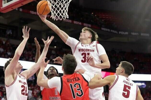 Fast-starting No. 24 Wisconsin cruises past Ball State