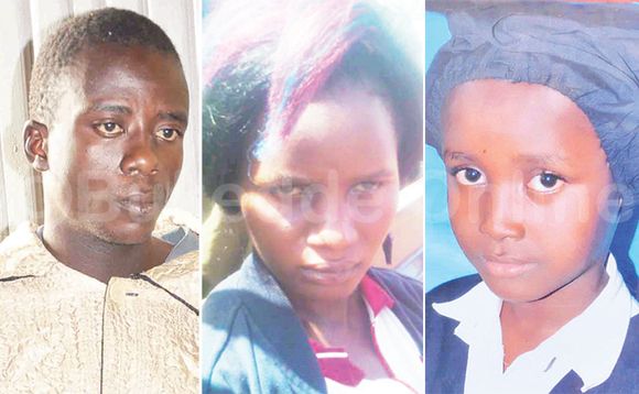 Abazadde; Ssemuleme ne Nabulya abaakubye omwana waabwe Lukman (ku ddyo) emiggo egyamusse Abazadde; Ssemuleme ne Nabulya abaakubye omwana waabwe Lukman (ku ddyo) emiggo egyamusse