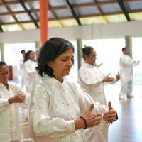 FIJI-SUVA-CHINESE CULTURE-TAIJIQUAN TRAINING