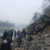(SpotNews)NEPAL-DHADING-BUS ACCIDENT