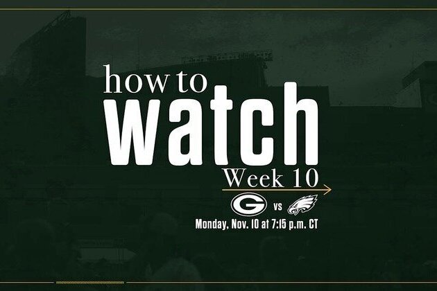 Packers vs. Eagles | How to watch, stream & listen | Week 10