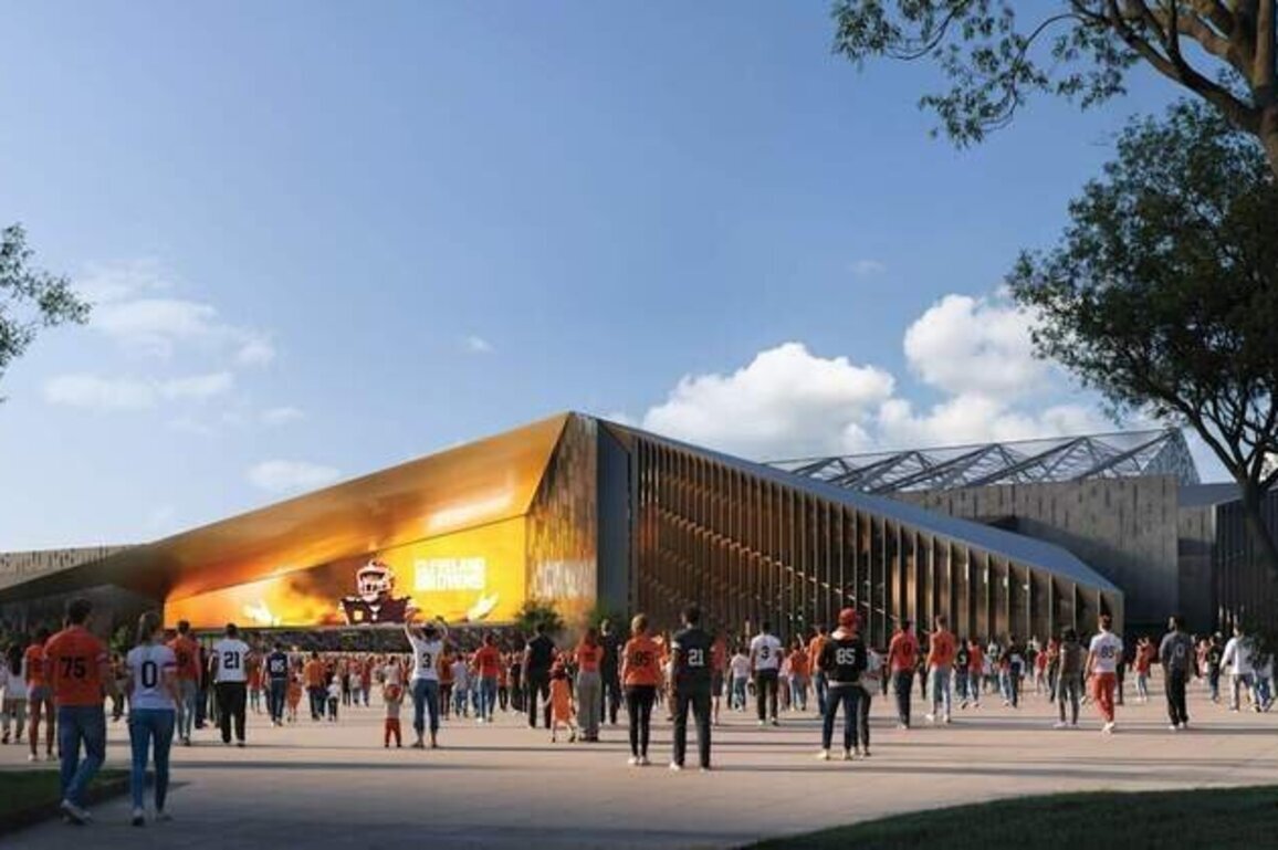 Browns officially break ground on new Huntington Bank Field