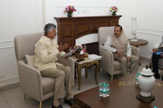 CM Naidu submits visionary proposal to Centre for developing Andhra Pradesh as India's space manufacturing hub