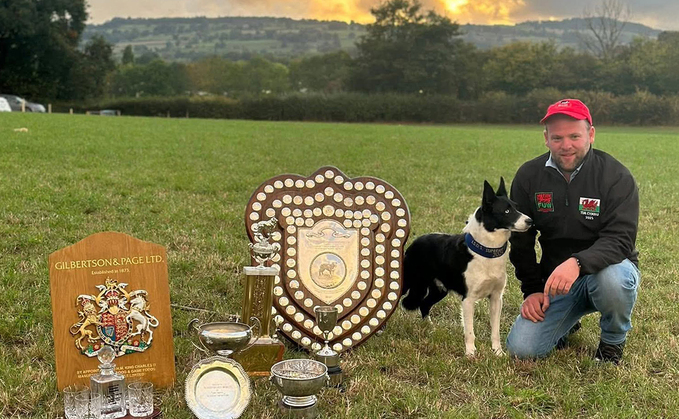 New International Sheepdog champions: Dewi Jenkins and Clywd Bob