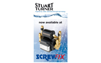 Stuart Turner pumps now available at Screwfix and Plumbfix