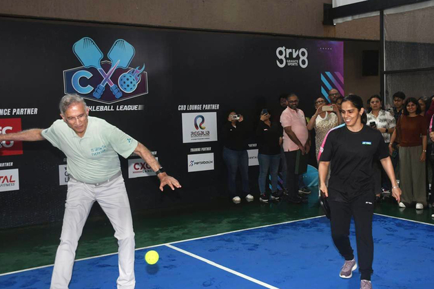 Saina Nehwal takes part in friendly pickleball match, headlining India's first CXO Pickleball League