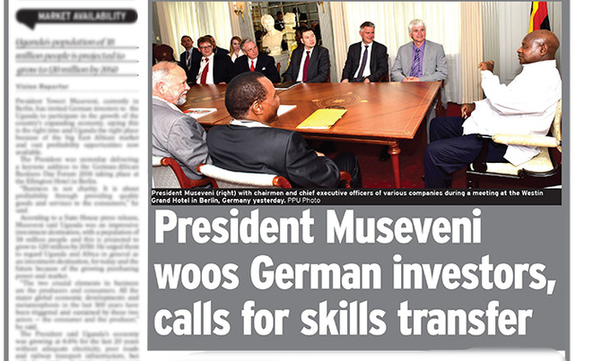In The New Vision Friday, June 3, 2016 In The New Vision Friday, June 3, 2016