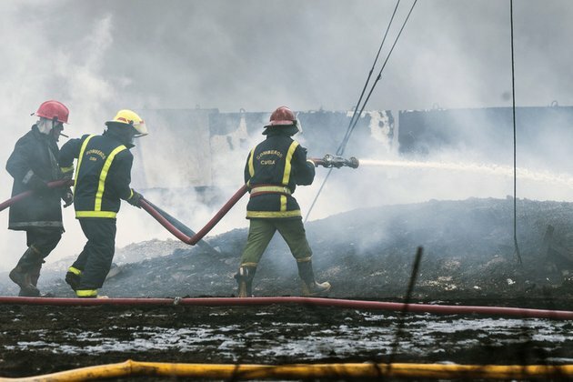 Cuba oil fire under control after five days