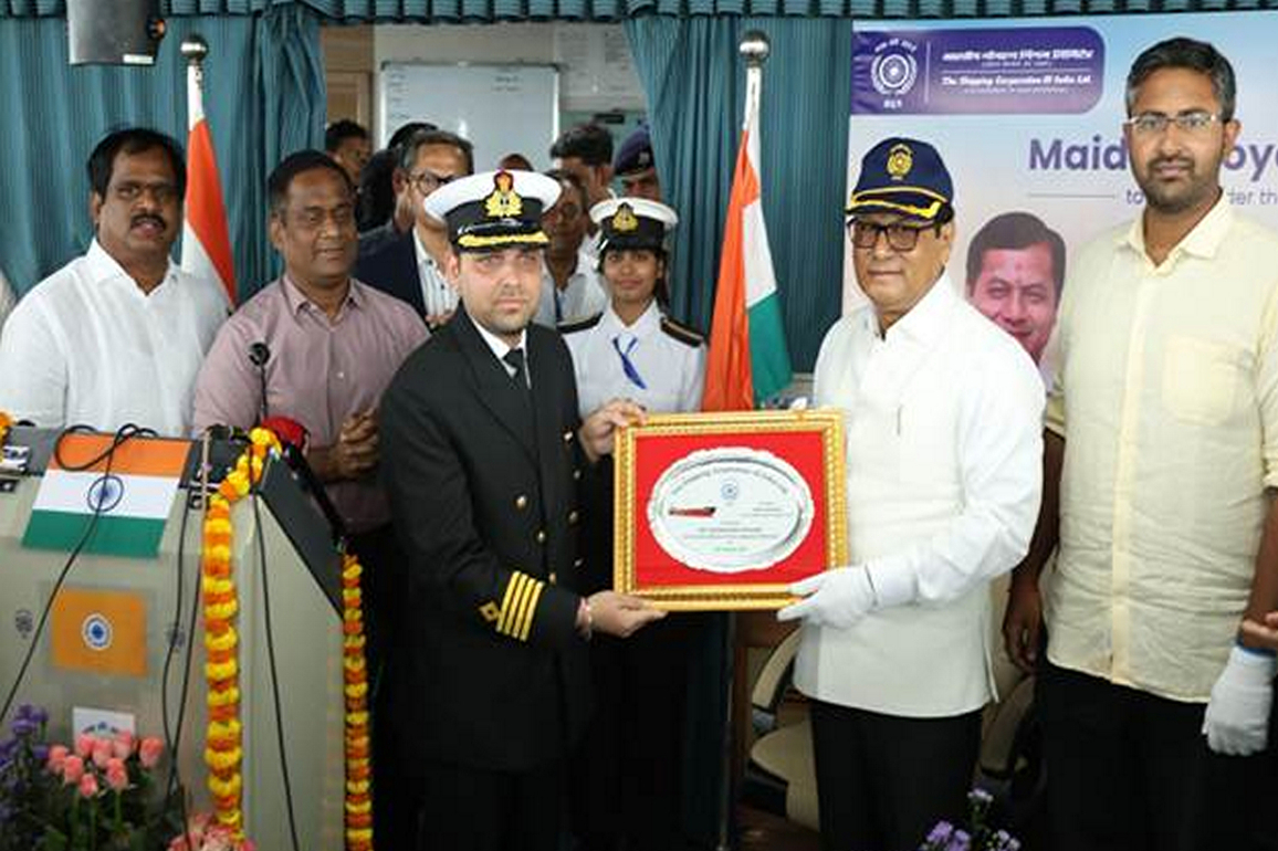 India strengthens maritime 'Atmanirbharata' as VLGC Shivalik anchors under India's Flag": Sarbananda Sonowal