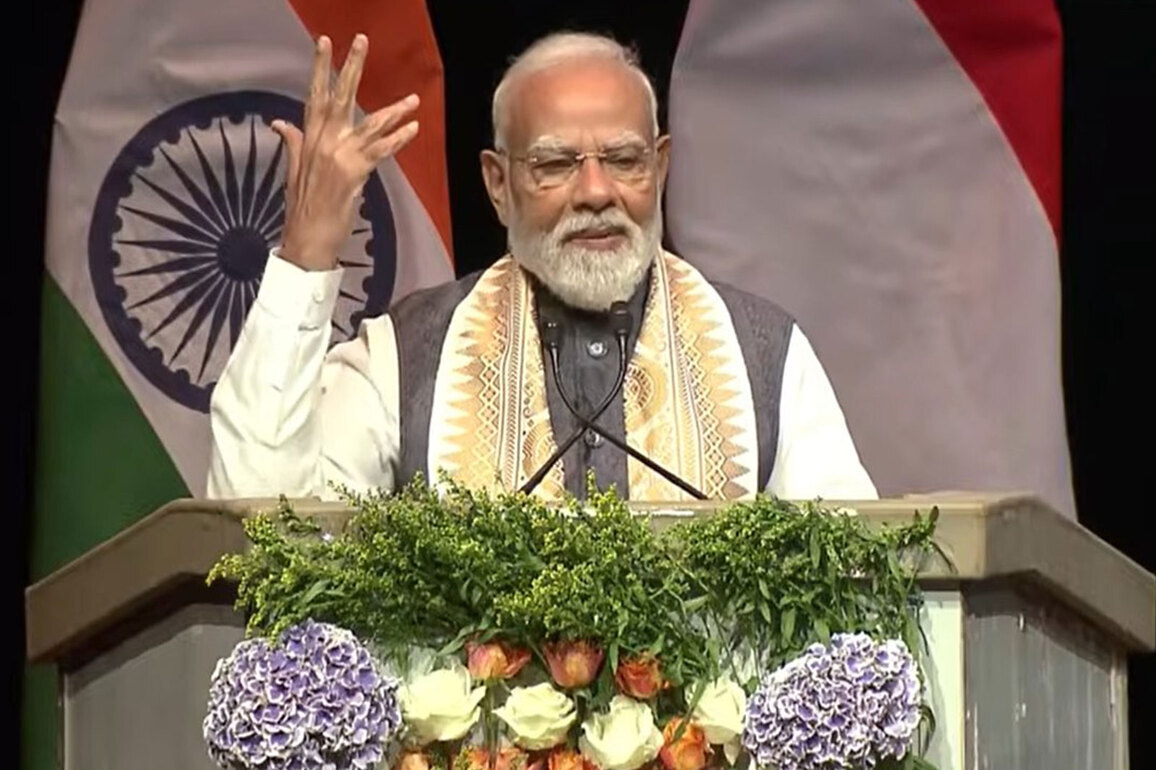 "Has Jhalmuri reached here?" PM Modi quips in Netherlands; lauds record voter turnout, women's participation in assembly elections