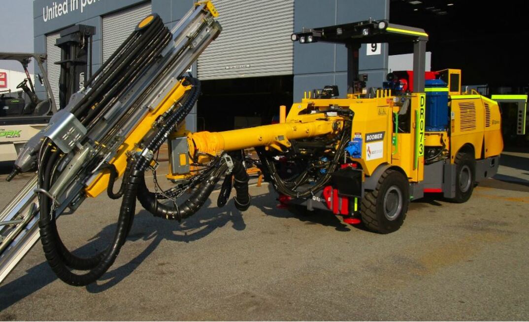 An Epiroc TD1 similar to the one Vertex Minerals has bought