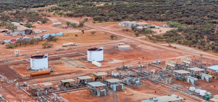 Operation site in the NT. Credit: Central Petroleum