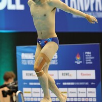 (SP)GERMANY-BERLIN-RHINE-RUHR 2025-FISU WORLD UNIVERSITY GAMES-DIVING-MEN'S 1M SPRINGBOARD