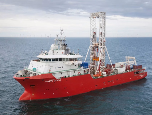 Fugro will mobilise multiple geotechnical vessels to carry out the fieldwork for the Dogger Bank South offshore wind farms 122km off the northeast coast of England