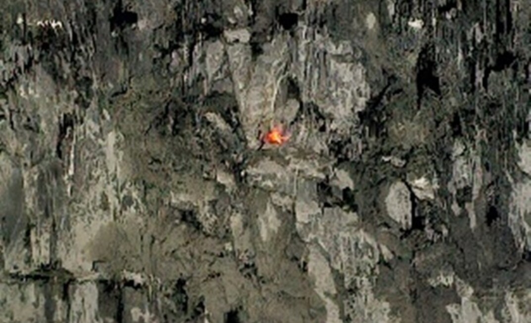 The flare site. Photo courtesy NSW Resources Regulator