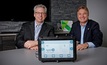 David Ballantyne (left) and Michael Gribbons (right) with the Plexus PowerNet gigabit network
