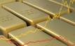 Glittering gold sector shines
