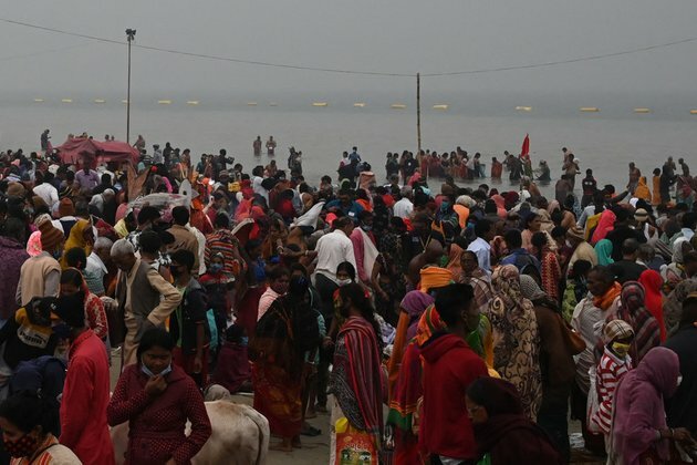 Drones sprinkle holy water on crowds to protect from Covid