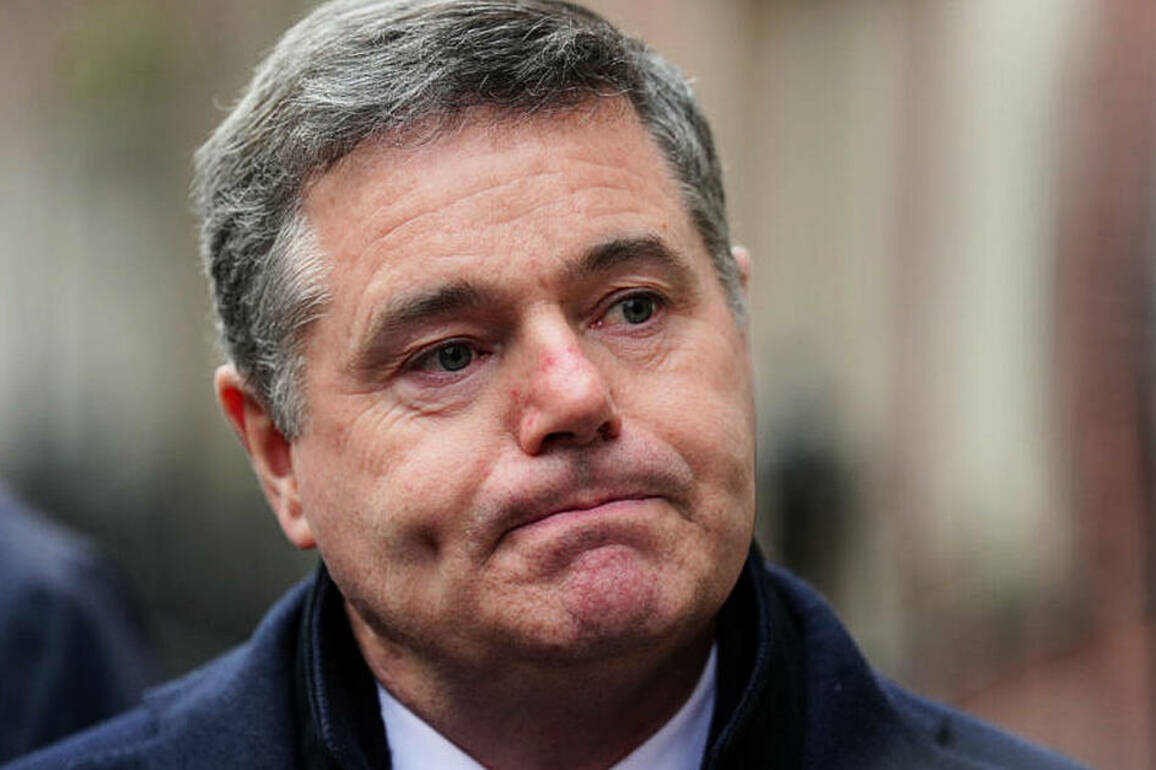 Income tax cuts at risk due to trade war, Donohoe says