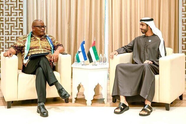 Shakhboot bin Nahyan meets Minister of Foreign Affairs of Lesotho