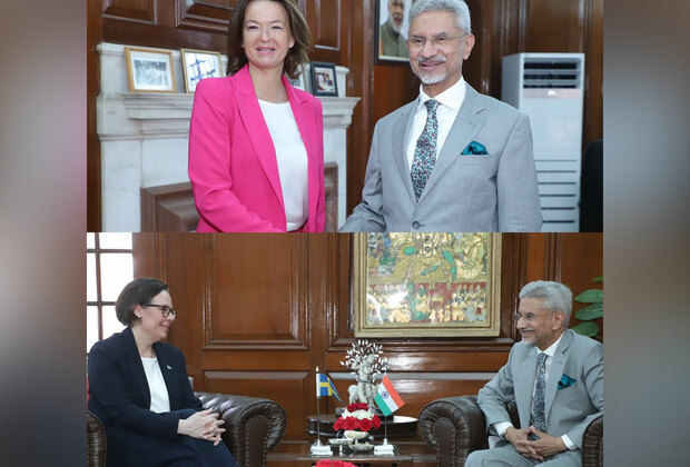 EAM Jaishankar meets Swedish Minister Stenergard, Slovenian Deputy PM Fajon