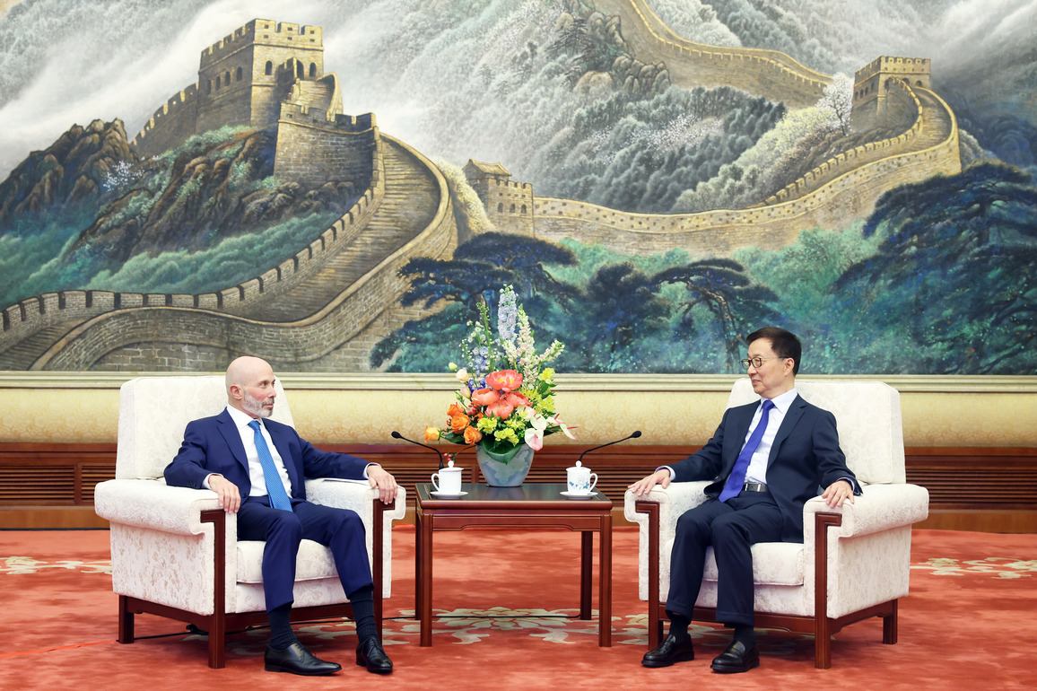 CHINA-BEIJING-HAN ZHENG-U.S. DELEGATION-MEETING (CN)