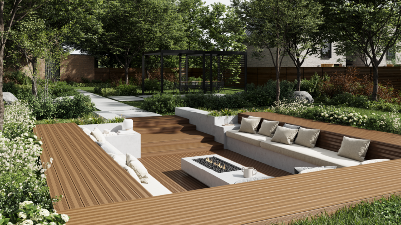 Ecoscape UK introduces a brand new capped composite deck board, without the capped prices