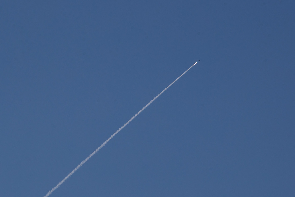 MIDEAST-JERUSALEM-MISSILE-INTERCEPTION